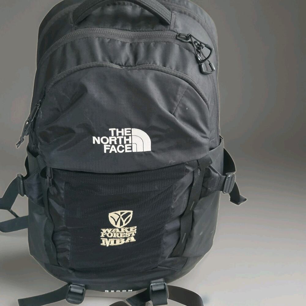 The North Face Recon Backpack Mens OS Black FlexVent Laptop Travel Outdoor Bag